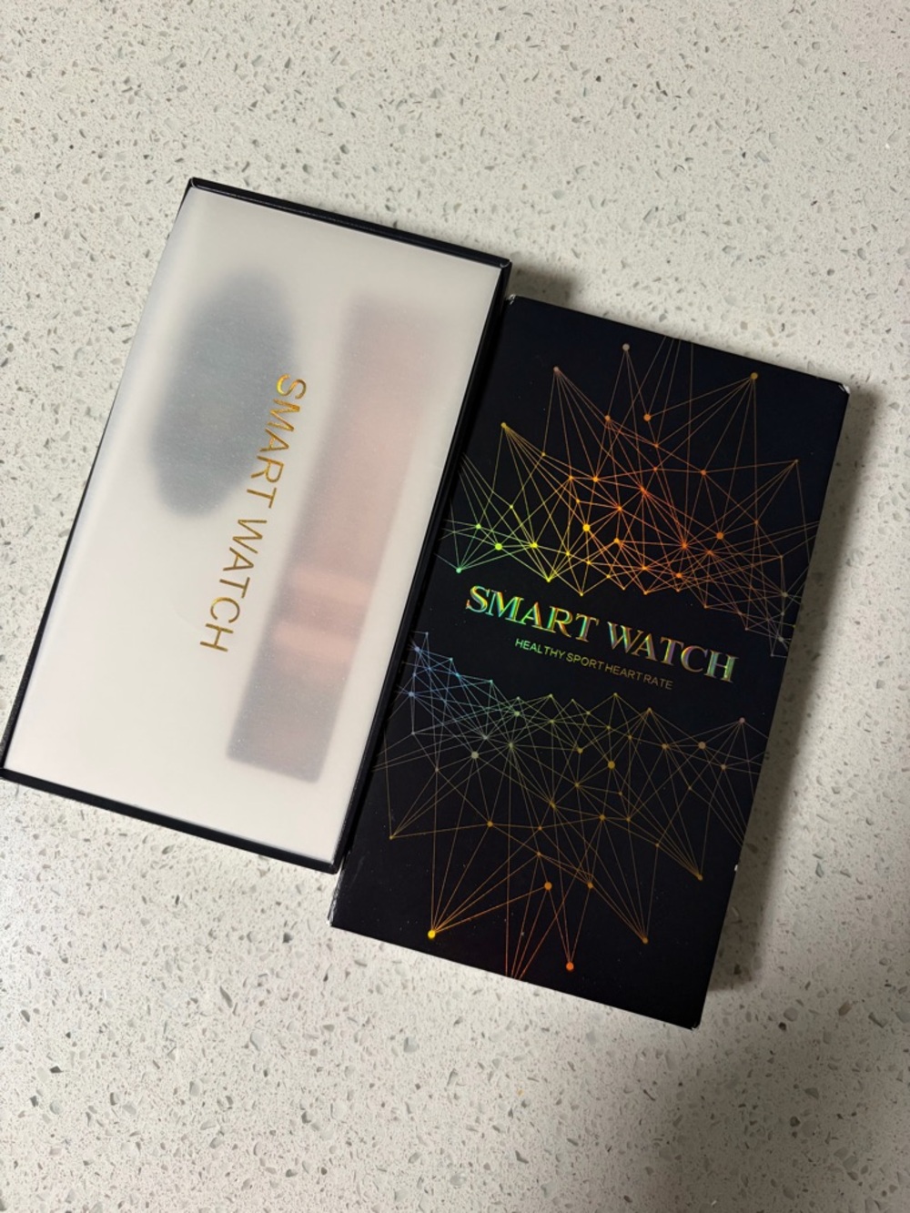 NIB Smart Watch - Black and Rose pink